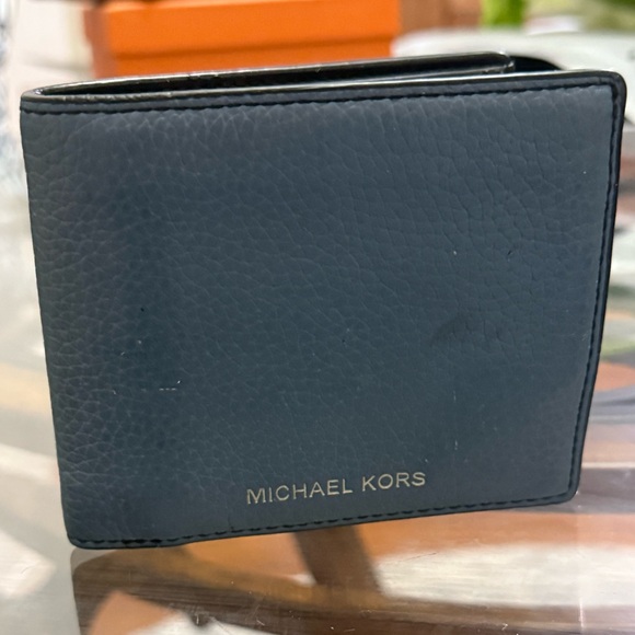 Michael Kors Black Pebbled Leather Wallet - Picture 1 of 5